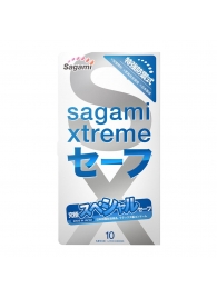 Презервативы Sagami Xtreme Ultrasafe с двойным количеством смазки - 10 шт. - Sagami - купить с доставкой в Комсомольске-на-Амуре