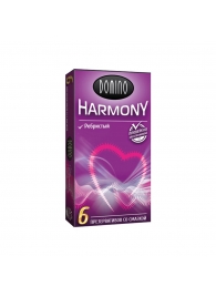 Презервативы с рёбрышками Domino Harmony - 6 шт. - Domino - купить с доставкой в Комсомольске-на-Амуре