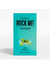 Жидкий вибратор Nuei Rock Me! с ароматом мяты - 20 мл. - Nuei cosmetics - купить с доставкой в Комсомольске-на-Амуре