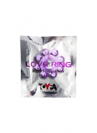 Мягкая фиолетовая гелевая насадка - Toyfa Basic - в Комсомольске-на-Амуре купить с доставкой