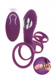 Фиолетовая эрекционная вибронасадка Halo Halo C-Ring Sleeve - Toy Joy - в Комсомольске-на-Амуре купить с доставкой