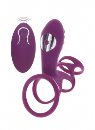 Фиолетовая эрекционная вибронасадка Halo Halo C-Ring Sleeve - Toy Joy - в Комсомольске-на-Амуре купить с доставкой