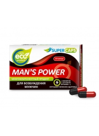 Возбуждающее средство Man’s power - 10 капсул (+1 в подарок) - SuperCaps - купить с доставкой в Комсомольске-на-Амуре