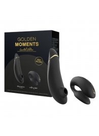 Набор для пар Golden Moments: Womanizer Premium 2 и We-Vibe Chorus - Womanizer купить в Комсомольске-на-Амуре с доставкой в Orgasmix.ru Набор для пар Golden Moments: Womanizer Premium 2 и We-Vibe Chorus - Womanizer