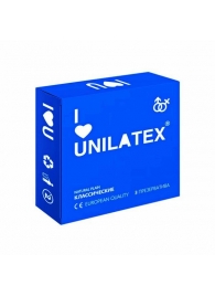 Классические презервативы Unilatex Natural Plain - 3 шт. - Unilatex - купить с доставкой в Комсомольске-на-Амуре