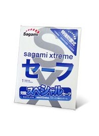 Презерватив Sagami Xtreme Ultrasafe с двойным количеством смазки - 1 шт. - Sagami - купить с доставкой в Комсомольске-на-Амуре