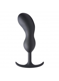 Черный массажер простаты с утяжелителями Premium Silicone Weighted Prostate Plug XL - 20,8 см. - XR Brands - в Комсомольске-на-Амуре купить с доставкой