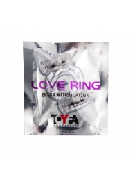 Прозрачное виброкольцо с двумя вибропульками - Toyfa Basic - в Комсомольске-на-Амуре купить с доставкой