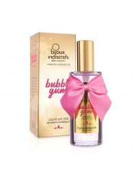 Разогревающее массажное масло Light My Fire Bubble Gum с ароматом бабл-гам - 100 мл. - Bijoux Indiscrets - купить с доставкой в Комсомольске-на-Амуре