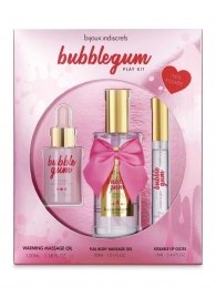 Набор средств для массажа и ласк Bubblegum Play Kit - Bijoux Indiscrets - купить с доставкой в Комсомольске-на-Амуре