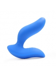 Синий вибромассажер простаты 3,5’’ Curve P-spot Massager - 12 см. - Erokay - в Комсомольске-на-Амуре купить с доставкой