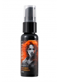 Гель с эффектом вибрации Volcano Of Passion со вкусом вишни - 25 мл. - Erotist Lubricants - купить с доставкой в Комсомольске-на-Амуре