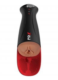 Мастурбатор-вагина в колбе с вибрацией Fuck-O-Matic Pro XL - Pipedream - в Комсомольске-на-Амуре купить с доставкой