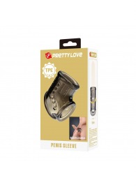 Дымчатая насадка на пенис и мошонку - Baile - в Комсомольске-на-Амуре купить с доставкой