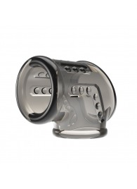 Дымчатая насадка на пенис и мошонку - Baile - в Комсомольске-на-Амуре купить с доставкой