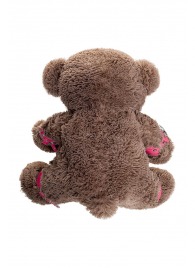 Бондажный набор: бурый мишка с розовыми оковами и наручниками - Pecado - купить с доставкой в Комсомольске-на-Амуре