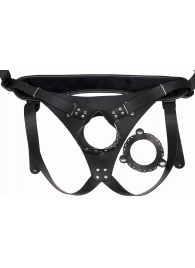 Пояс Hard Brutal для больших насадок - LOVETOY (А-Полимер) - купить с доставкой в Комсомольске-на-Амуре