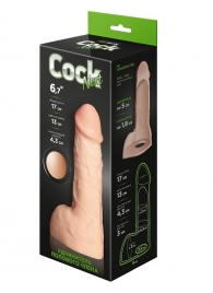 Телесный фаллоудлинитель с мошонкой Cock Next - 17 см. - LOVETOY (А-Полимер) - в Комсомольске-на-Амуре купить с доставкой