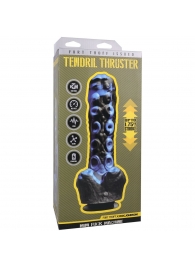 Черно-синяя мини-машина на присоске Tendril Thruster - 21,6 см. - Doc Johnson - купить с доставкой в Комсомольске-на-Амуре