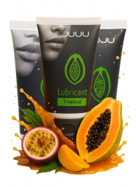 Набор из 3 съедобных лубрикантов JUJU со вкусом тропических фруктов - JuJu - купить с доставкой в Комсомольске-на-Амуре