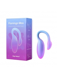 Голубой вибратор Flamingo Max - Magic Motion в Комсомольске-на-Амуре Голубой вибратор Flamingo Max - Magic Motion