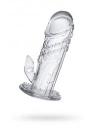 Прозрачная насадка на пенис Uco - 13 см. - A-toys - в Комсомольске-на-Амуре купить с доставкой