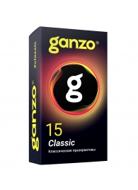 Классические презервативы с обильной смазкой Ganzo Classic - 15 шт. - Ganzo - купить с доставкой в Комсомольске-на-Амуре