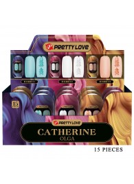 Набор из 15 мастурбаторов Catherine Olga - Baile - в Комсомольске-на-Амуре купить с доставкой