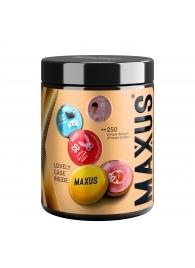 Точечные презервативы MAXUS 2000 Amazing Dots с железным кейсом - 12 шт. - Maxus - купить с доставкой в Комсомольске-на-Амуре