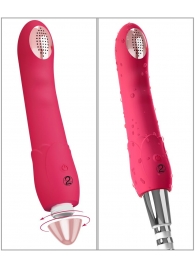 Малиновая насадка на душ с вибрацией Showers to orgasm - 20,1 см. - Orion - купить с доставкой в Комсомольске-на-Амуре