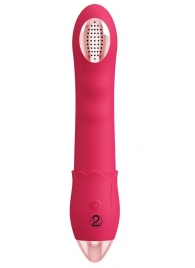 Малиновая насадка на душ с вибрацией Showers to orgasm - 20,1 см. - Orion - купить с доставкой в Комсомольске-на-Амуре