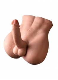 Телесный мужской торс с вибрацией и возвратно-поступательными движениями Bartlett - SHEQU купить в Комсомольске-на-Амуре с доставкой в Orgasmix.ru Телесный мужской торс с вибрацией и возвратно-поступательными движениями Bartlett - SHEQU