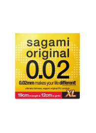 Презерватив увеличенного размера Sagami Original 0.02 XL-size - 1 шт. - Sagami - купить с доставкой в Комсомольске-на-Амуре