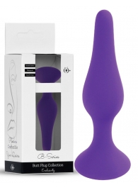 Фиолетовая анальная втулка Silcone Purple Plug Large - 12,5 см. - Boys of Toys в Комсомольске-на-Амуре Фиолетовая анальная втулка Silcone Purple Plug Large - 12,5 см. - Boys of Toys