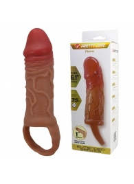 Реалистичная насадка на член Peirre - 15,5 см. - Baile - в Комсомольске-на-Амуре купить с доставкой