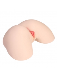 Мастурбатор-полуторс с двойным слоем материала и вибрацией Jenny Onahole Real Hips - KOKOS - в Комсомольске-на-Амуре купить с доставкой