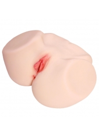 Мастурбатор-полуторс с двойным слоем материала Jenny Onahole Real Vagina - KOKOS - в Комсомольске-на-Амуре купить с доставкой