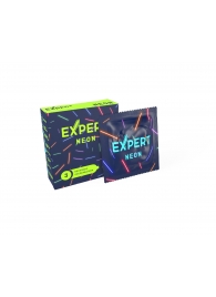 Светящиеся в темноте презервативы Expert Neon - 3 шт. - Expert - купить с доставкой в Комсомольске-на-Амуре