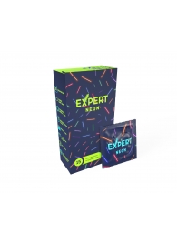 Светящиеся в темноте презервативы Expert Neon - 15 шт. - Expert - купить с доставкой в Комсомольске-на-Амуре