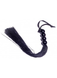 Черная силиконовая плеть - 37 см. - Boys of Toys - купить с доставкой в Комсомольске-на-Амуре