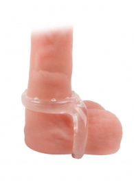 Прозрачное двойное эрекционное кольцо - Sex Expert - в Комсомольске-на-Амуре купить с доставкой