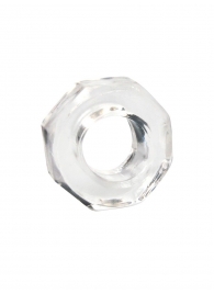Прозрачное эрекционное кольцо в форме гайки - Sex Expert - в Комсомольске-на-Амуре купить с доставкой