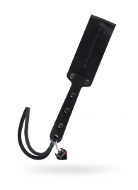 Черный кожаный пэддл - 32 см. - Pecado - купить с доставкой в Комсомольске-на-Амуре