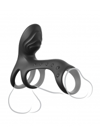 Черная насадка на пенис Ultimate Couples Cage Pro - Pipedream - в Комсомольске-на-Амуре купить с доставкой