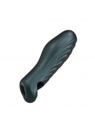 Серая силиконовая насадка на пенис с подхватом Manwan Ryzer - Manwan - в Комсомольске-на-Амуре купить с доставкой