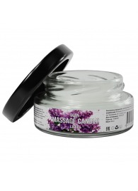 Массажная свеча «Сирень» - 50 мл. - SGAN - купить с доставкой в Комсомольске-на-Амуре