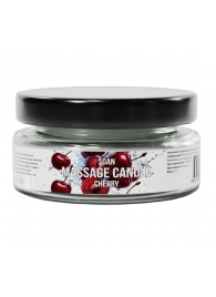 Массажная свеча «Спелая вишня» - 50 мл. - SGAN - купить с доставкой в Комсомольске-на-Амуре
