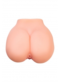 Реалистичный мастурбатор в форме попки с 2 любовными входами - No Name - в Комсомольске-на-Амуре купить с доставкой