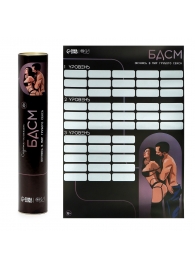 Плакат для двоих со скретч-слоем «БДСМ» - Сима-Ленд - купить с доставкой в Комсомольске-на-Амуре