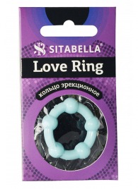 Цветное эрекционное кольцо Love Ring с бусинами - Sitabella - в Комсомольске-на-Амуре купить с доставкой